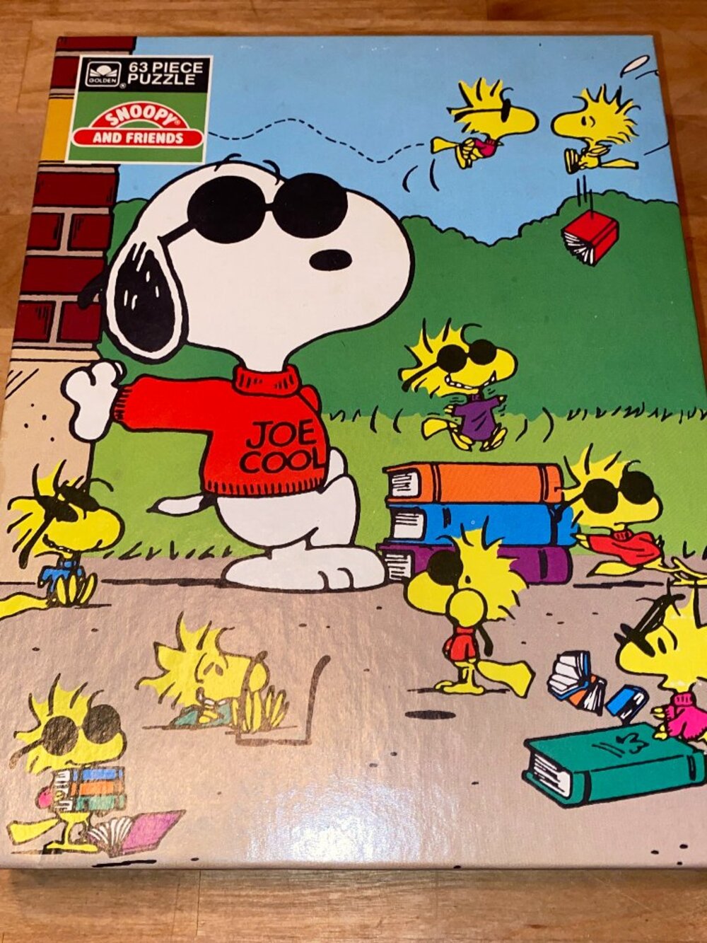 Peanuts Golden Snoopy and Friends Jigsaw Puzzle Joe Cool at School Sealed New